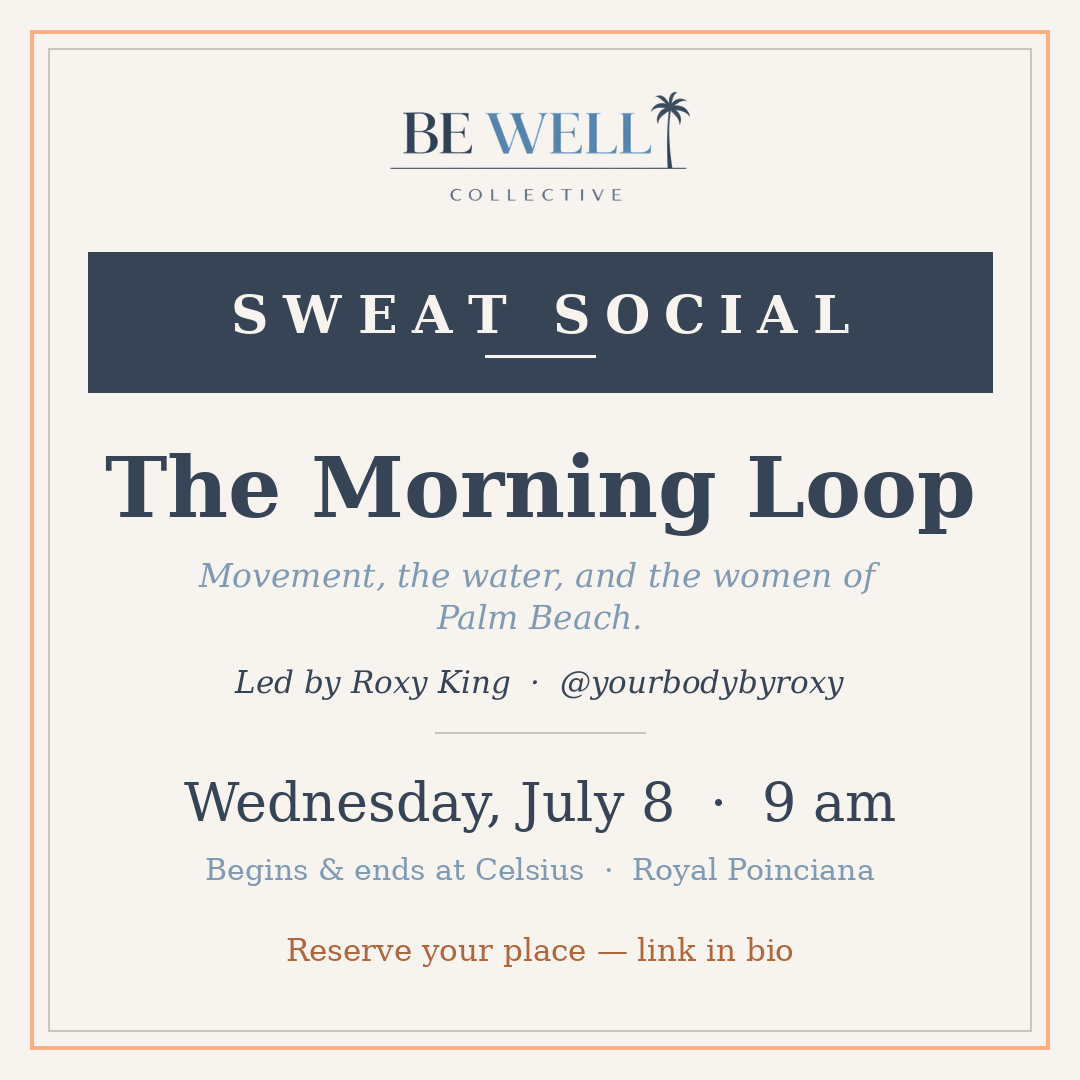 Sweat Social — The Morning Loop, Wednesday July 8